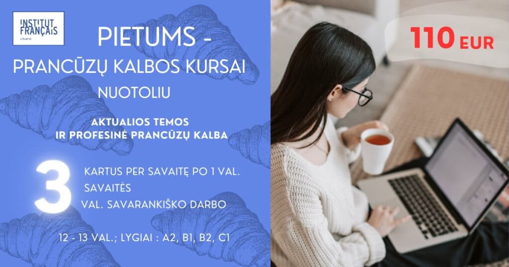 Prancūzų kalbos kursai nuotoliu „Midi-Express